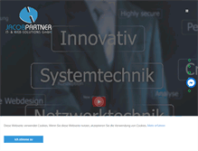 Tablet Screenshot of jacobpartner.ch